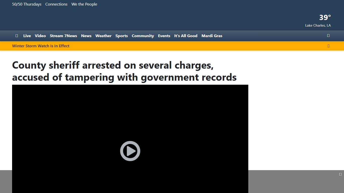 County sheriff arrested on several charges, accused of tampering with government records